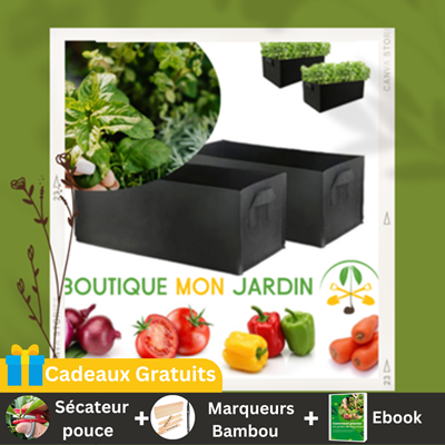 Jardinière extérieure | Healthy_Garden™lot_2_noir